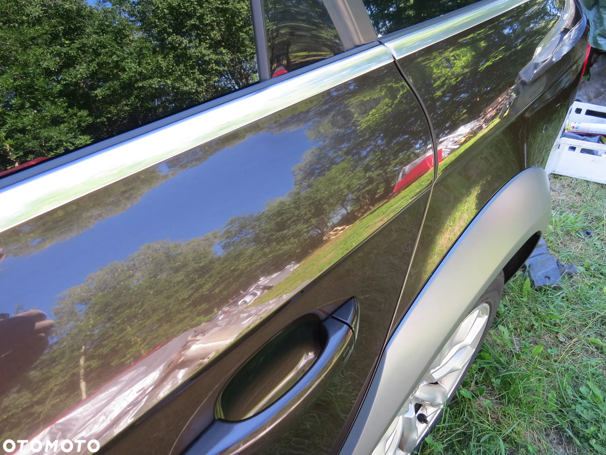 DRZWI LEWY TYŁ TYLNE LZ8W AUDI A4 B8 AVANT KOMBI - 4