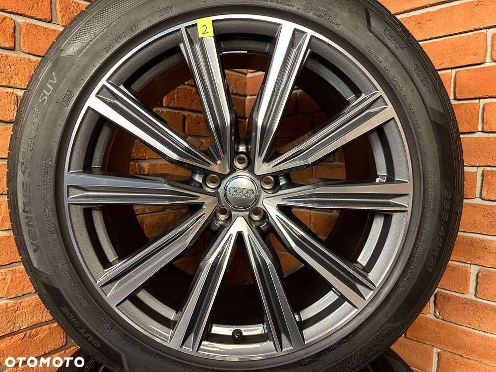 Koła Felgi 21 5x112 Audi Q8 SQ8 4M8 LETNIE Felgi Jak nowe - 4