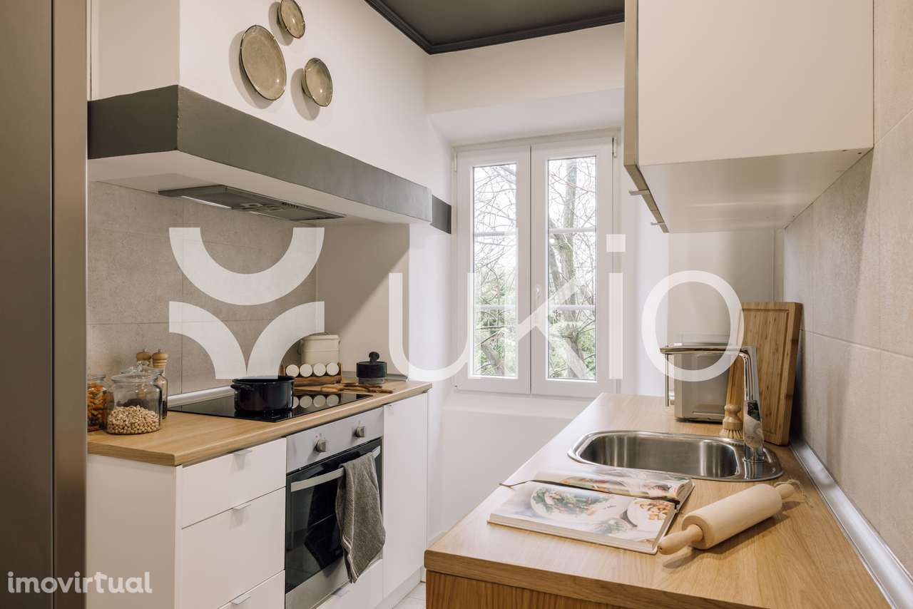 Apartamento T2 com terraço e escritório em Praça da Alegria - Grande imagem: 3/22