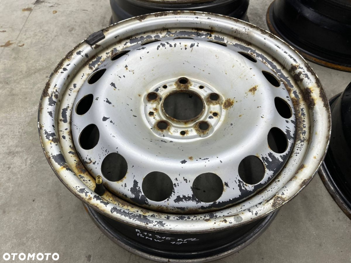 Felga BMW e46 E36 e90 X1 Insignia 17 cali 7jx17 5x120 ET47 felgi stalowe KOMPLET 6750254 - 4