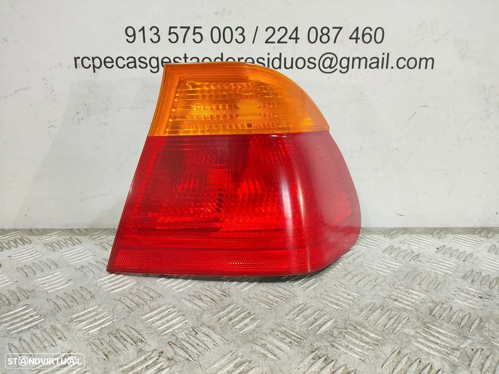 Farolim traseiro trás direito original BMW Serie 3 E46 Carro Pré LCI de 1998 a 2001 - 2