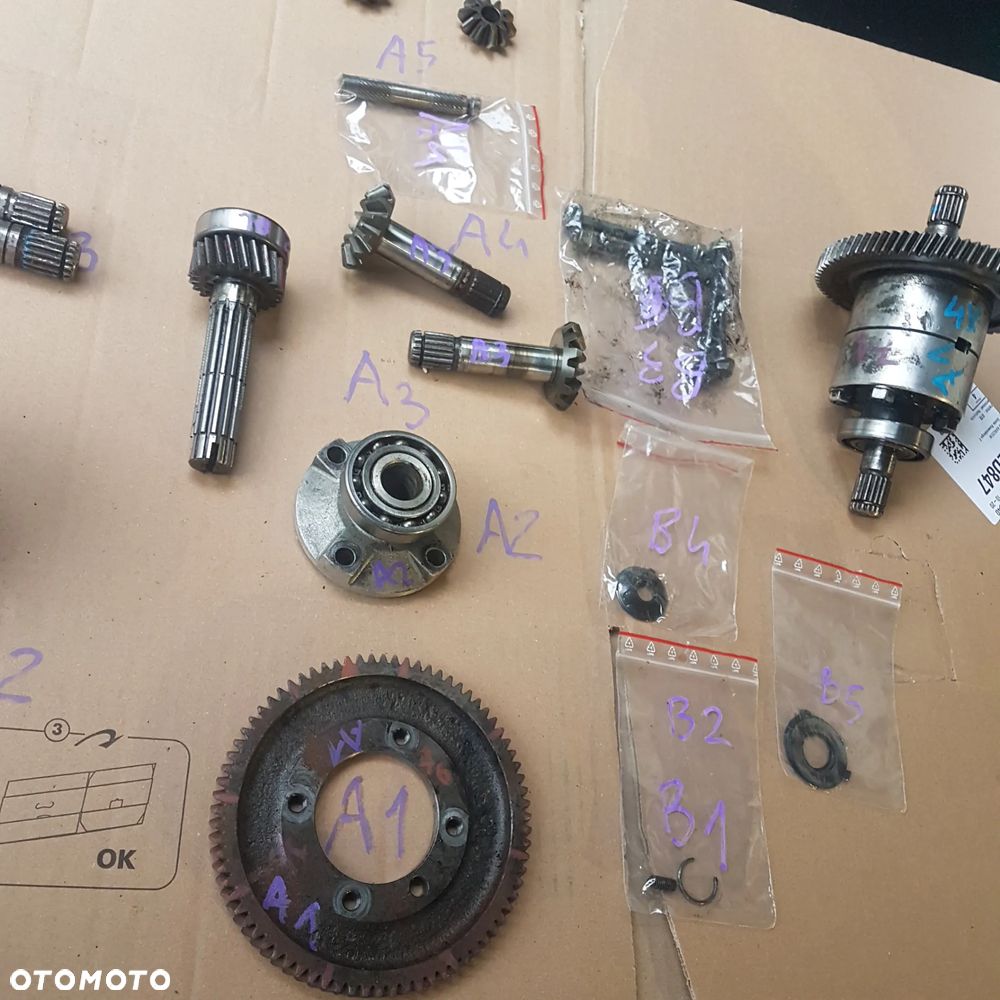 skrzynia biegów tryby frez koło zębatka łożysko napęd mechanizm różnicowy aixam ligier chatenet simpa beriel nova xtoo xtu baroder microcar jDM Grecav Bellier 741 721 751 - 22