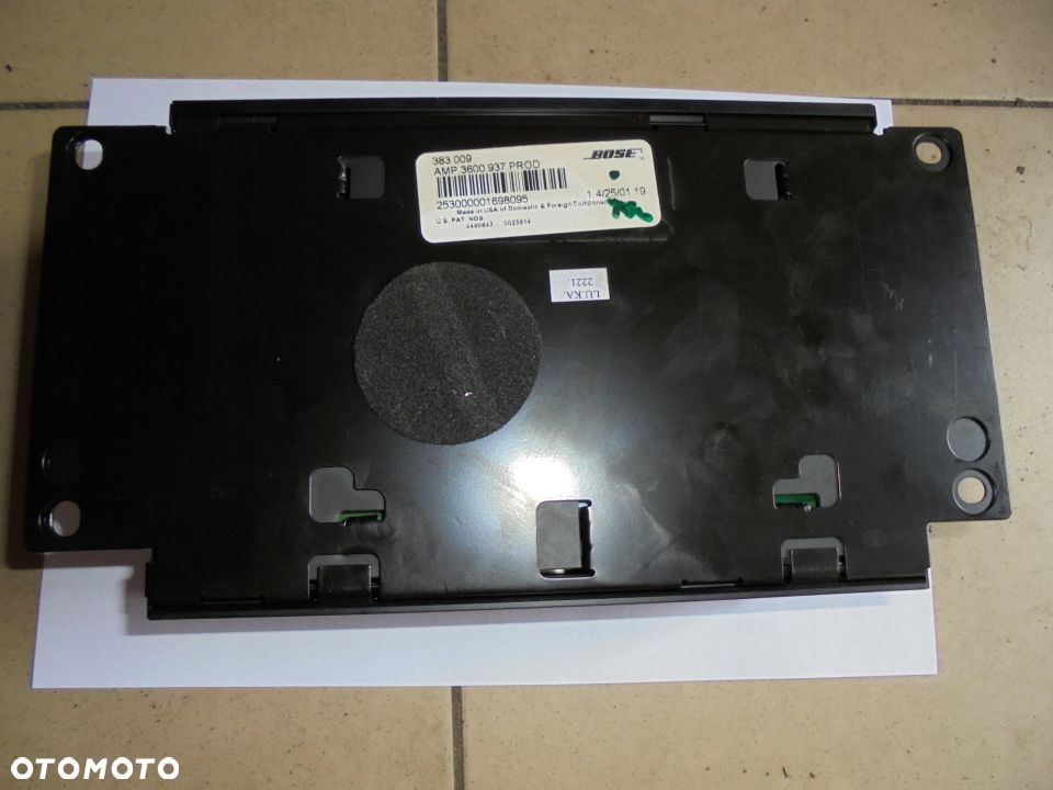 WZMACNIACZ BOSE ALFA 147 3600937 - 1