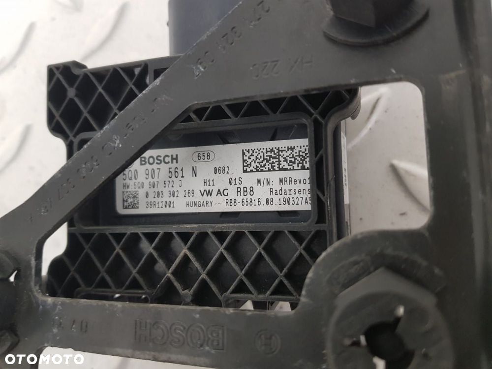MOCOWANIE CZUJNIK MODUŁ RADAR SENSOR DISTRONIC VW SKODA SEAT AUDI 5Q0907561N - 7