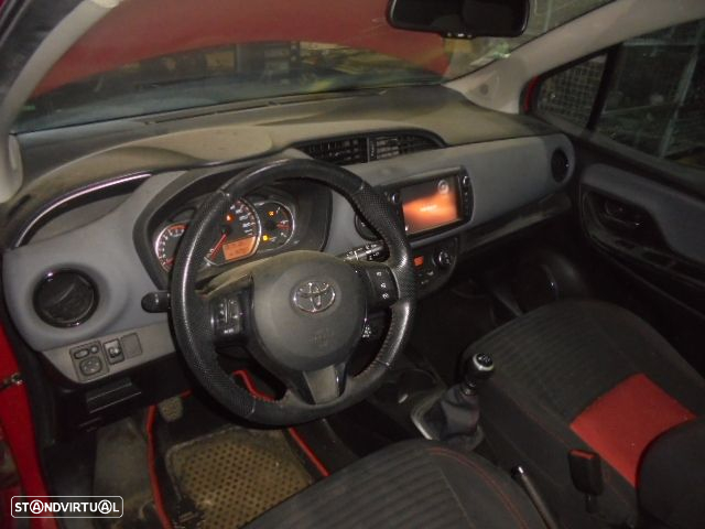 Carro MOT: 1NR  FE CXVEL: EC62 6 TOYOTA YARIS 3 2014 1.3I 99CV 5P VERMELHO GASOLINA - 5