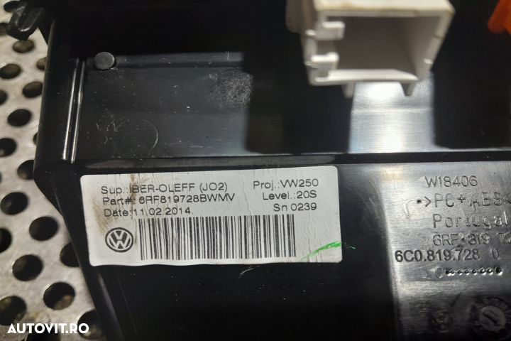 Grila ventilatie bord centru 6RF819728B 6RF819728B Volkswagen VW Polo - 3