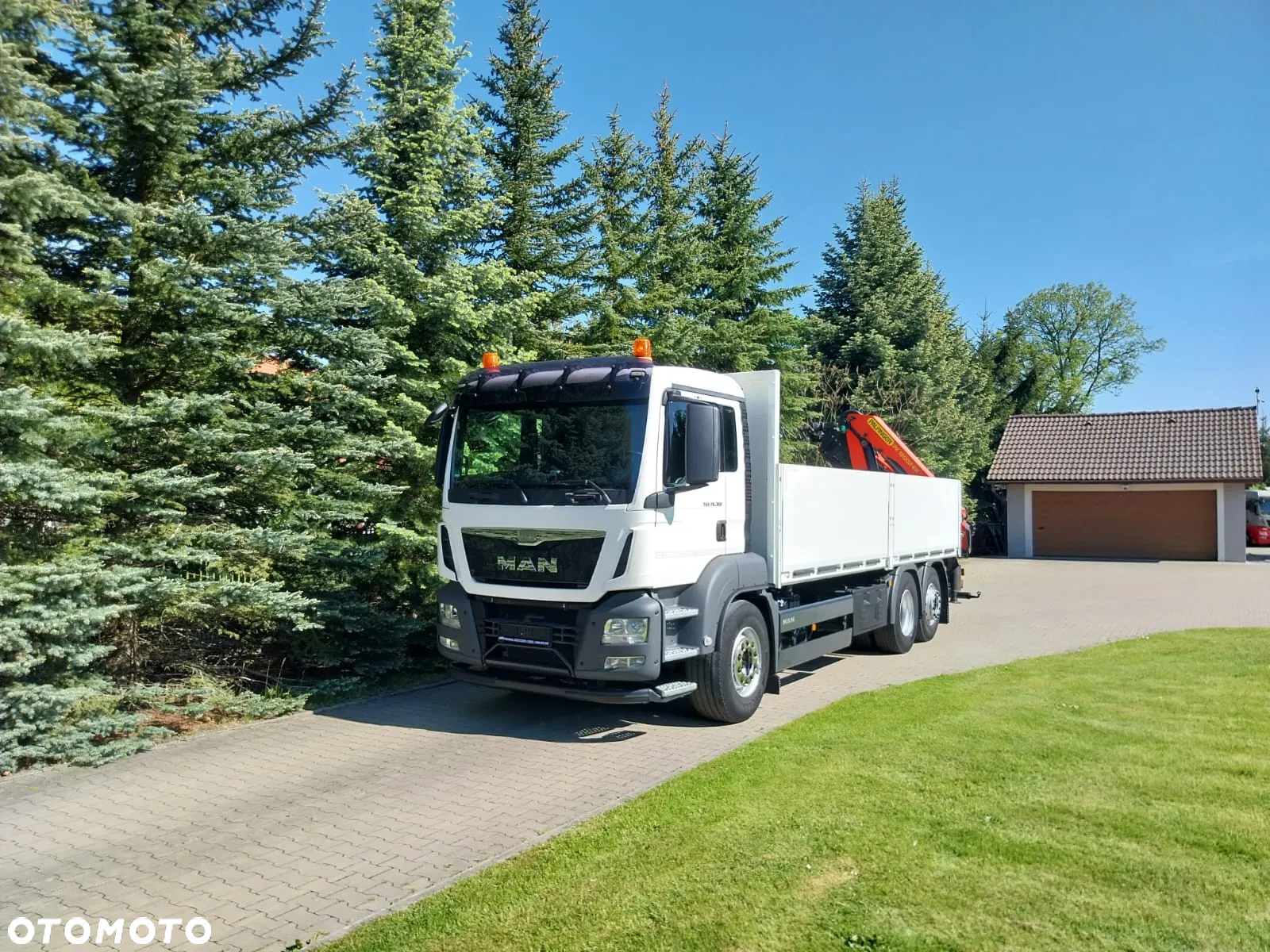 MAN TGS z Palfinger 18002 / 15m / składany w Z/ pilot - 9