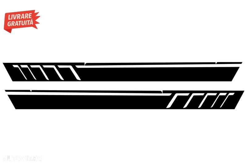 Bandouri Laterale cu Stickere Laterale Negru Mat si Lampi Semnalizare Mercedes G-C- livrare gratuita - 5