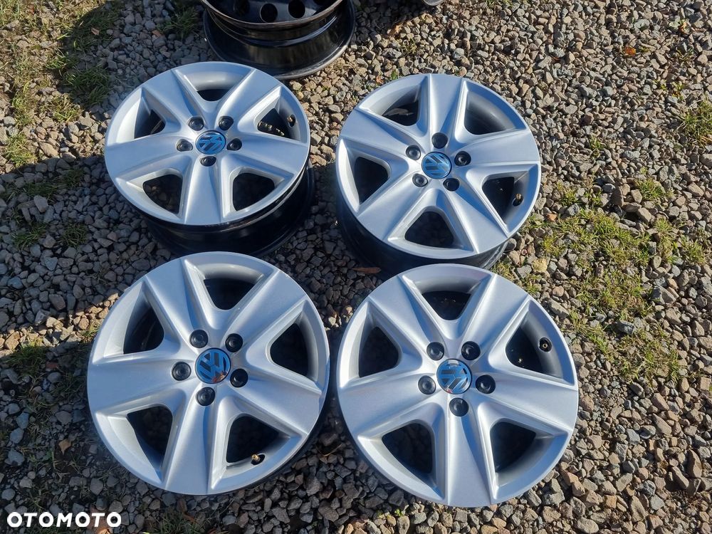 VW 5Q0 GOLF VI,VII ,CADY,AUDI,SKODA,seat felgi 6,5x16 et50,kolpaki bdb stan - 1