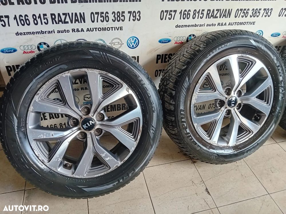 Set 5 Jante Aluminiu R17 Kia Sportage Hyundai IX35 Nissan Dacia Suzuki 5x114.3 225/60R17 - 4