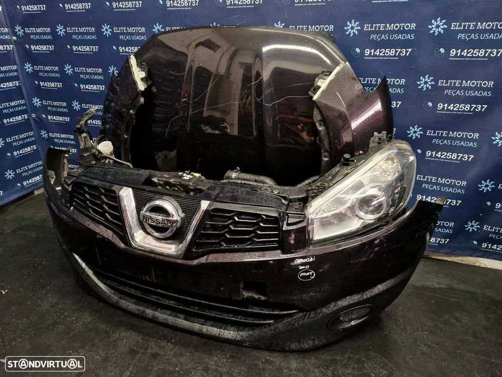 Frente completa usada NISSAN QASHQAI J10 FASE 2 1.5 DCI capot parachoques guardalamas oticas radiadores - 1