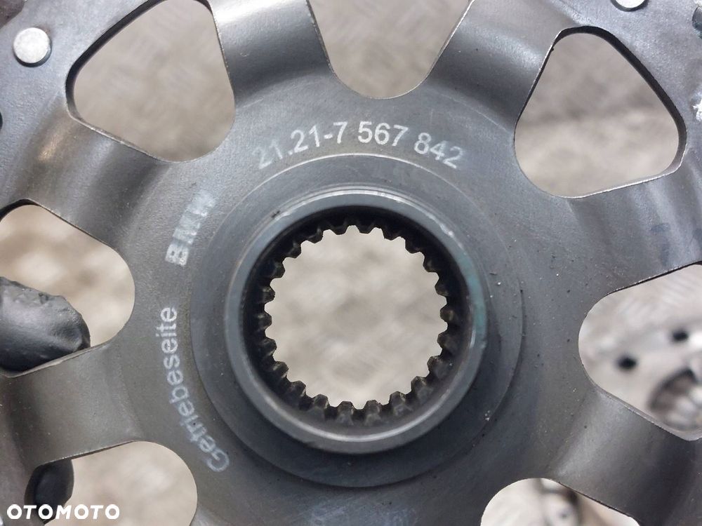 KOŁO DWUMASOWE + TARCZA + DOCISK + ŁOŻYSKO OPOROWE BMW E91 2.0 16V 7560876 - 6