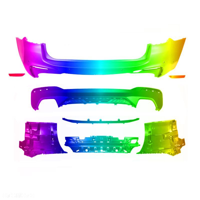 Zderzak tył BMW 5 G30, G31, G38, F90 Kombi 17-20r. - 1