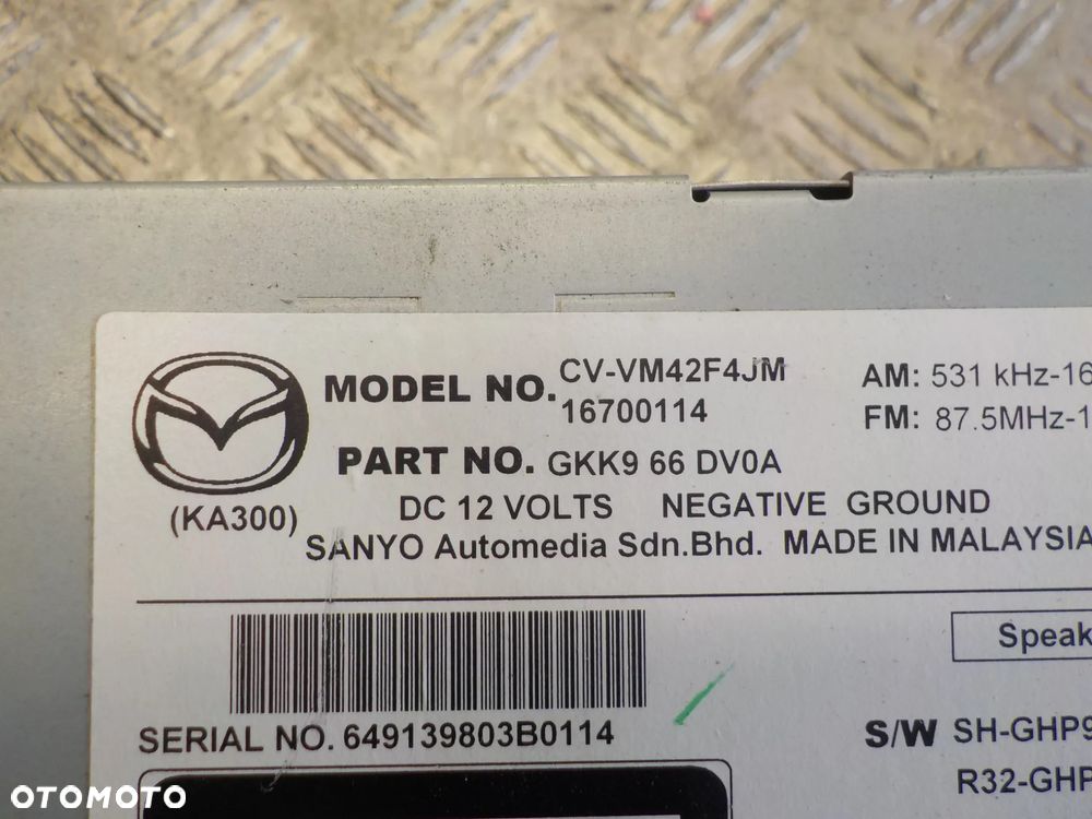 MAZDA CX5 RADIO NAWIGACJA CV-VM42F4JM - 3