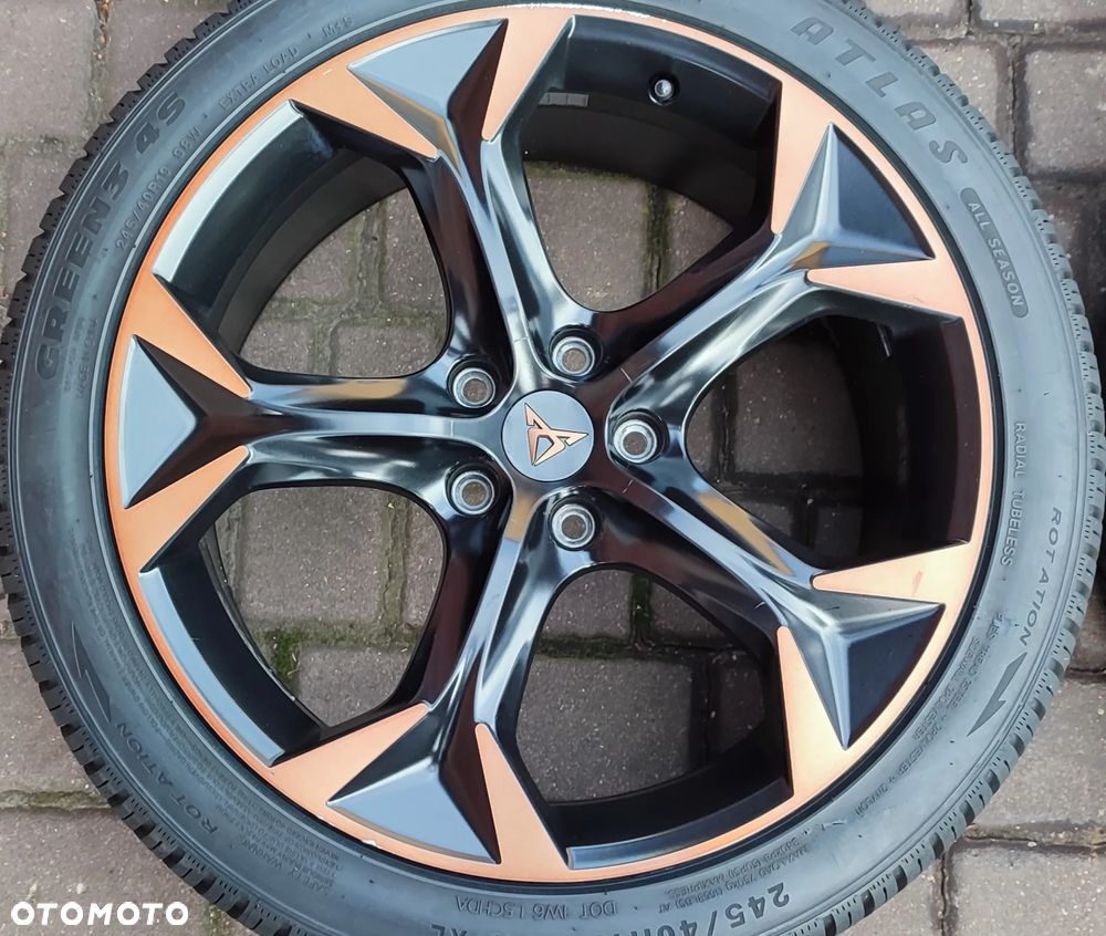 Koła Całoroczne Felgi Aluminiowe Oryg. Cupra Formentor 19 Cali 245/40/19 2025r 4 x 7,5mm Starogard Gdański - Wysyłka - 2