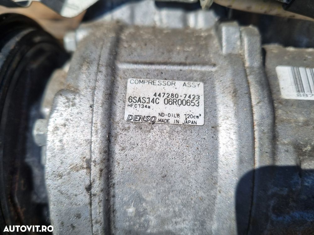 compresor clima mercedes cod 6SAS14C gla, cla, a class, b class w176, x156, w246 impecabil - 2