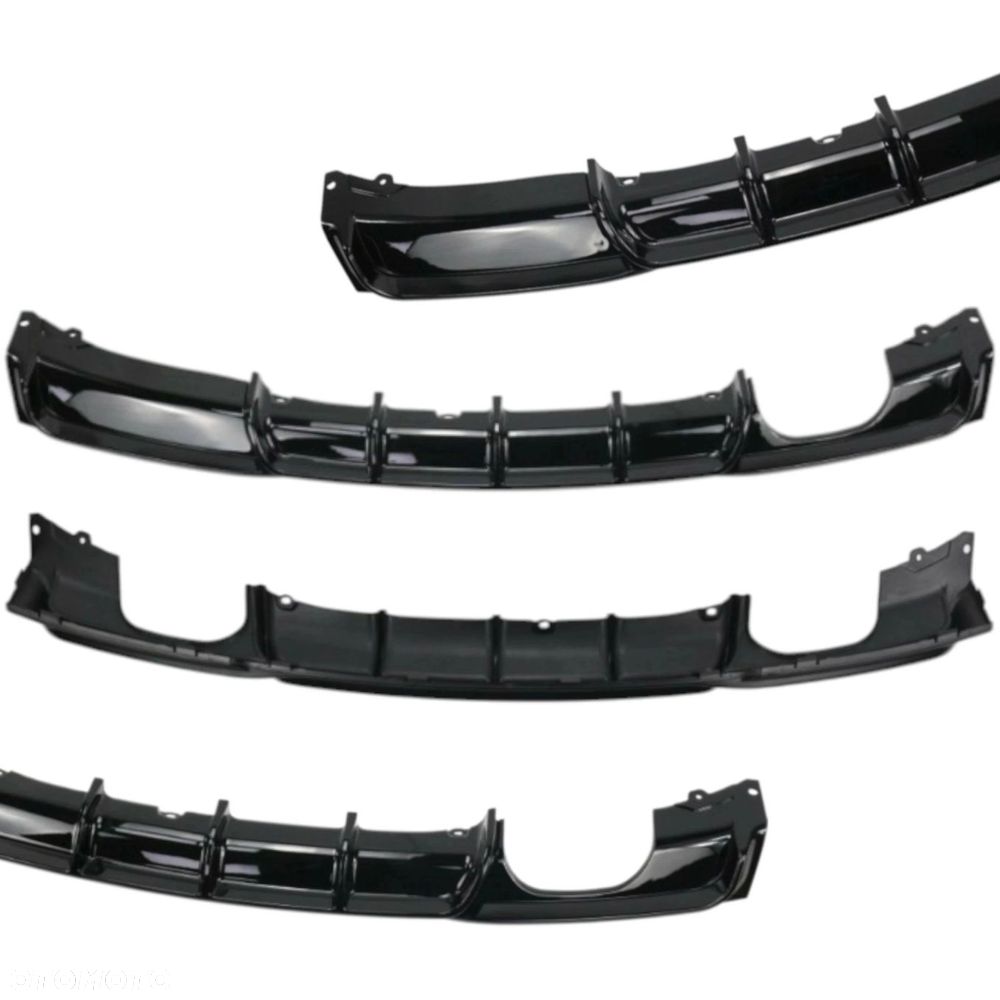 BMW F30 F31 DYFUZOR SPOILER DOKŁADKA DWURURKA 320 CYLINDRY PODWÓJNY WYDECH - 2