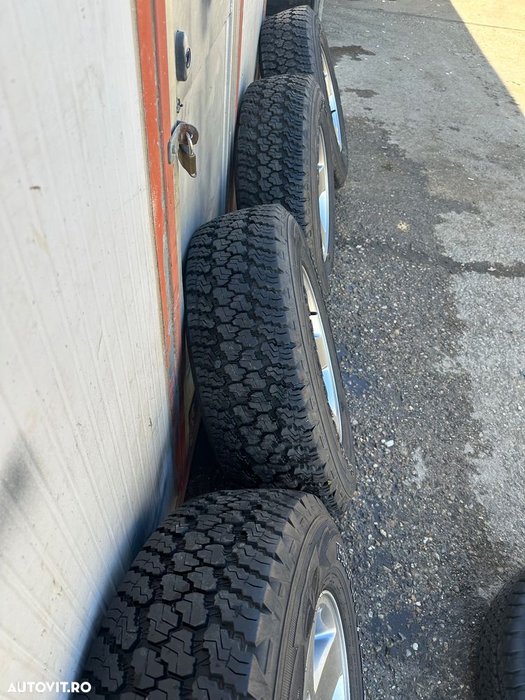 Set jante aliaj JEEP WRANGLER 2007-2016 cu cauciucuri GOODYEAR , M+S ,245/75R17 - 8