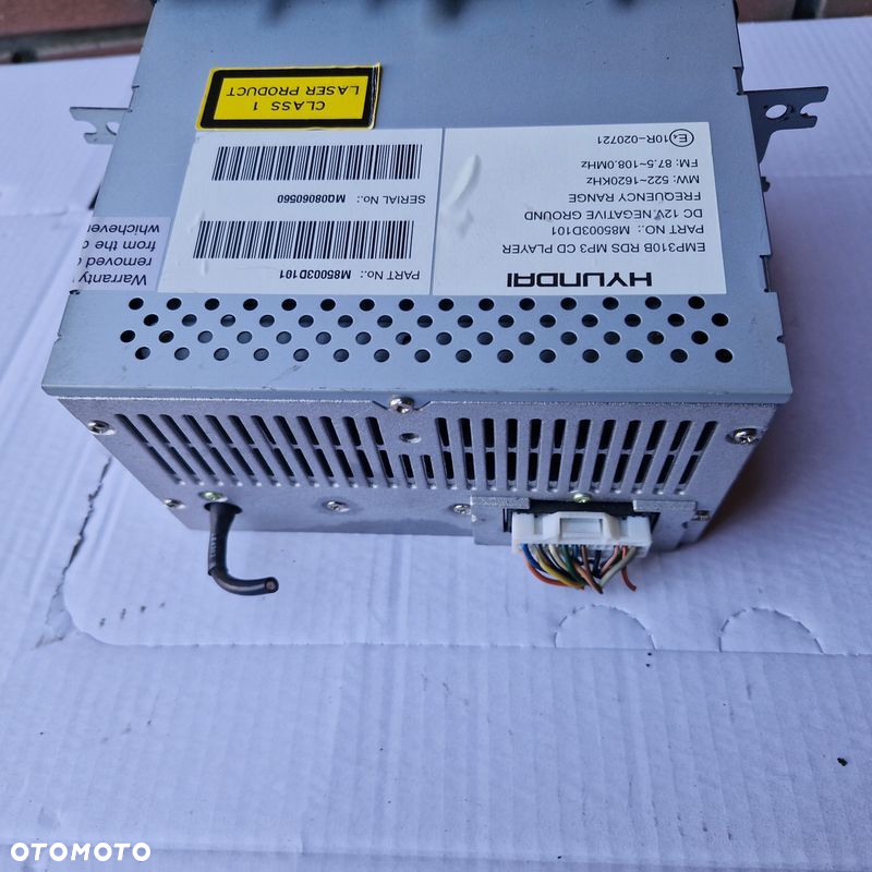 RADIO CD MP3 HYUNDAI SONATA V NF 05-10. M85003D101 - 4