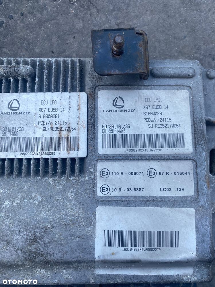 DACIA DOKKER LODGY 1.6 8V mpi KOMPUTER STEROWNIK LPG GAZ INSTALACJA GAZOWA GAZ LPG wtryski wtryskiwacze parownik LANDIRENZO 616000281  591314000  RE352170654 - 3