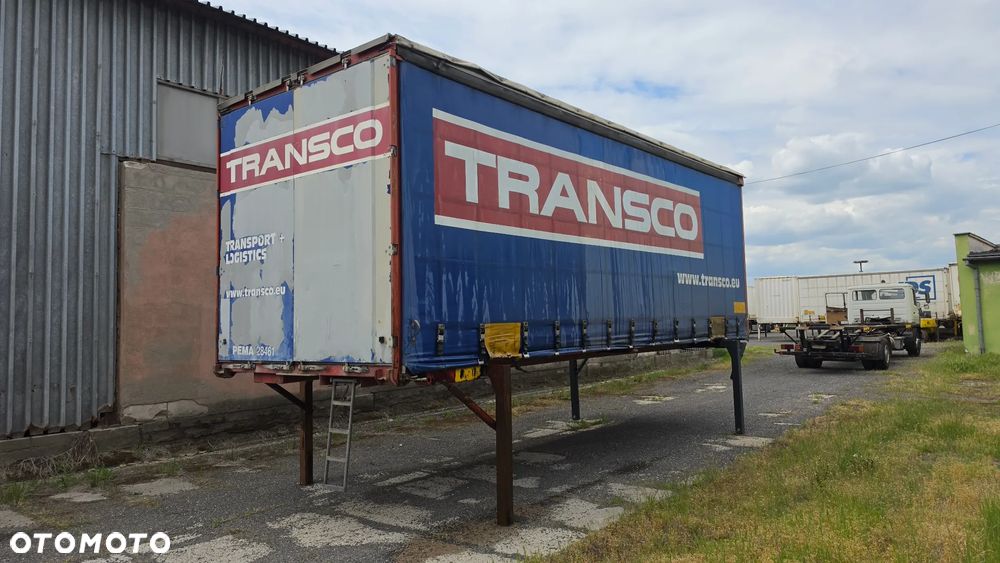 Krone 9.500zł netto ZABUDOWA KRONE BDF 7.45x2.40m FIRANKA SUWANY DACH DRZWI MOŻLIWOŚĆ TRANSPORTU - 4