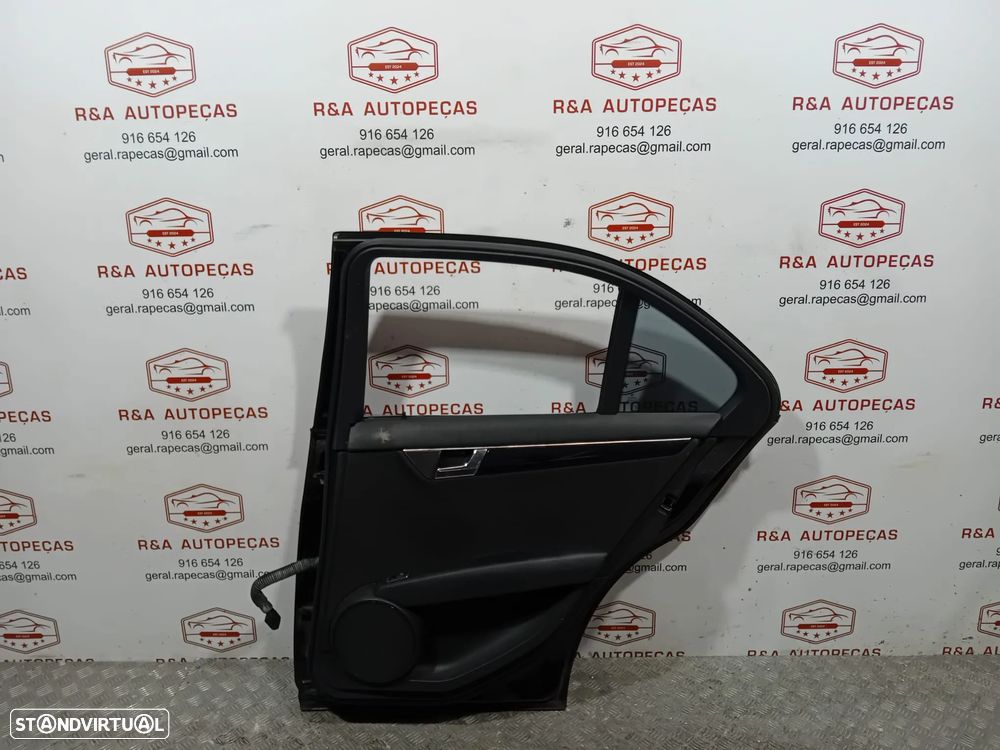 Porta Trás Traseira Direita Mercedes Class C W204 Sedan Carro Original - 4