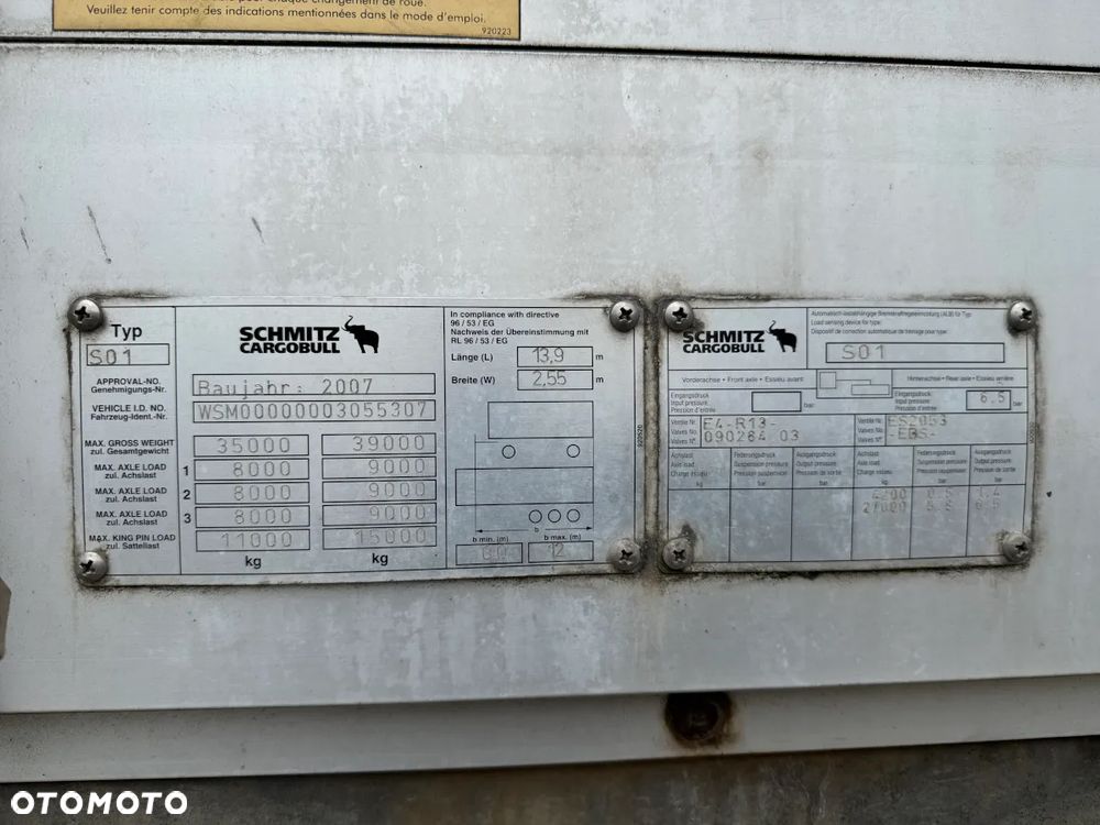 Schmitz Cargobull S01 - standard - stan bdb - 15