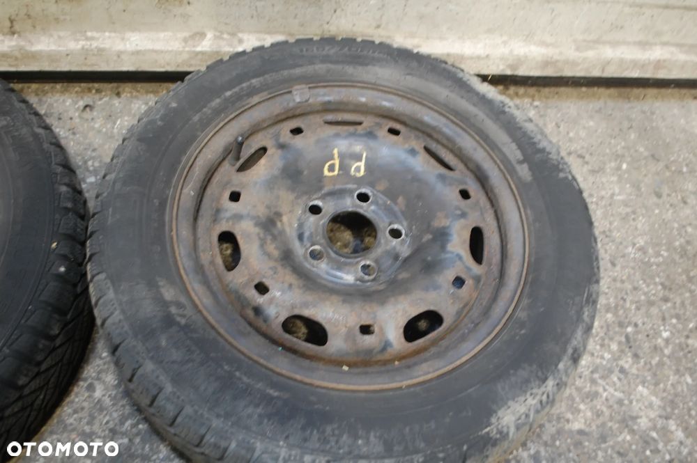 KOŁA FELGI STALOWE + OPONY 165/70R14 ZIMOWE 2016R. KBA43736  ET35 5J VW POLO IV SEAT IBIZA III SKODA AUDI - 4