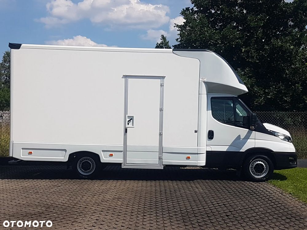 Iveco DAILY KONTENER NISKOPODŁOGOWY 4,44x2,23x2,42 SKLEP BAR FOODTRUCK KAMPER KLIMA KONIOWÓZ 35S14 - 12
