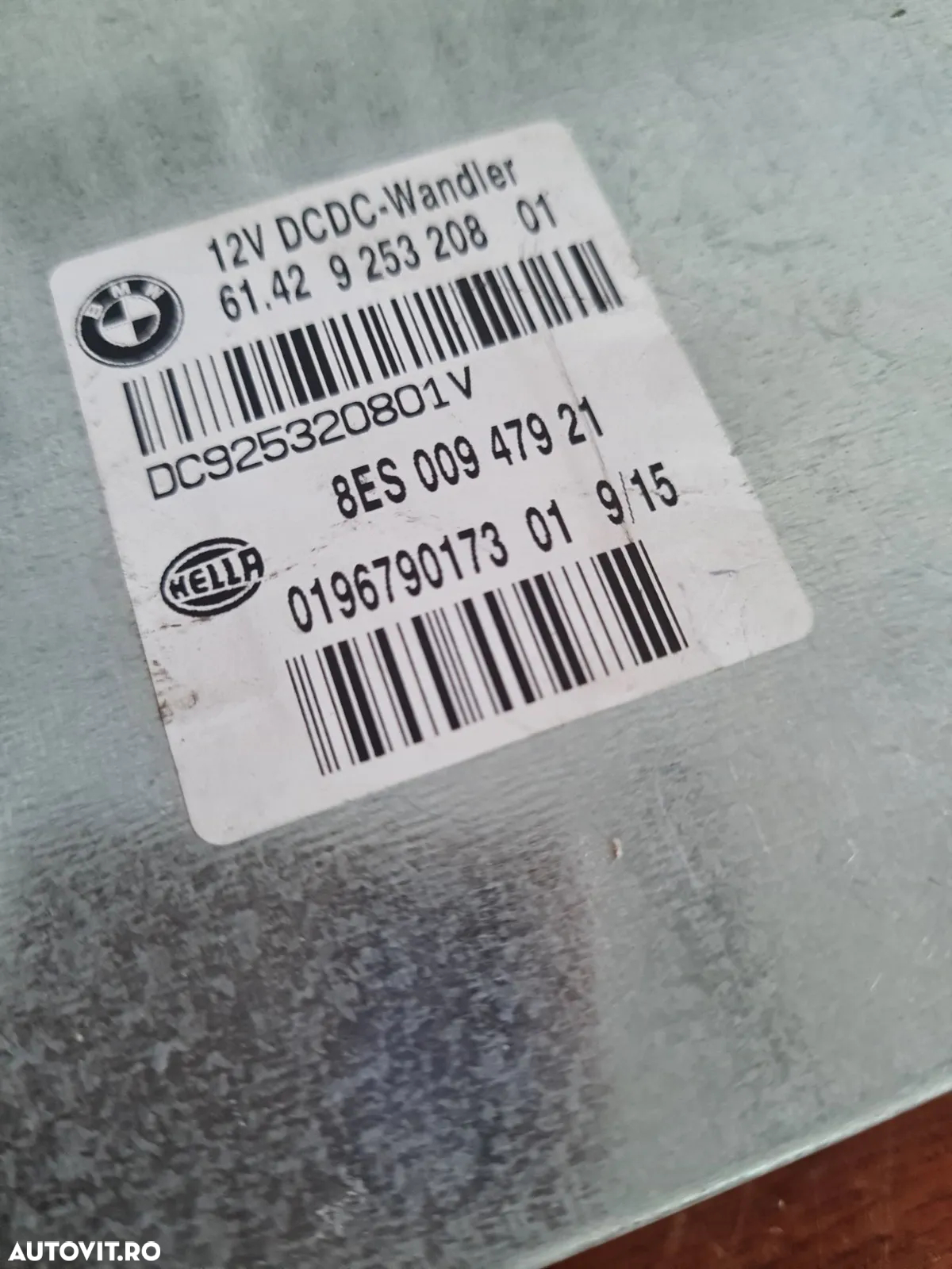 Unitate Modul Calculator Convertor/Convertizor Tensiune Cuplu Bmw X1 E84 Cod  Dezmembrez Bmw - Dezm - 6