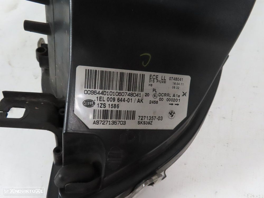 Farol Xenon Esquerdo Seminovo/ Original BMW X6 (E71, E72) 63117287009 / 7271357 - 5