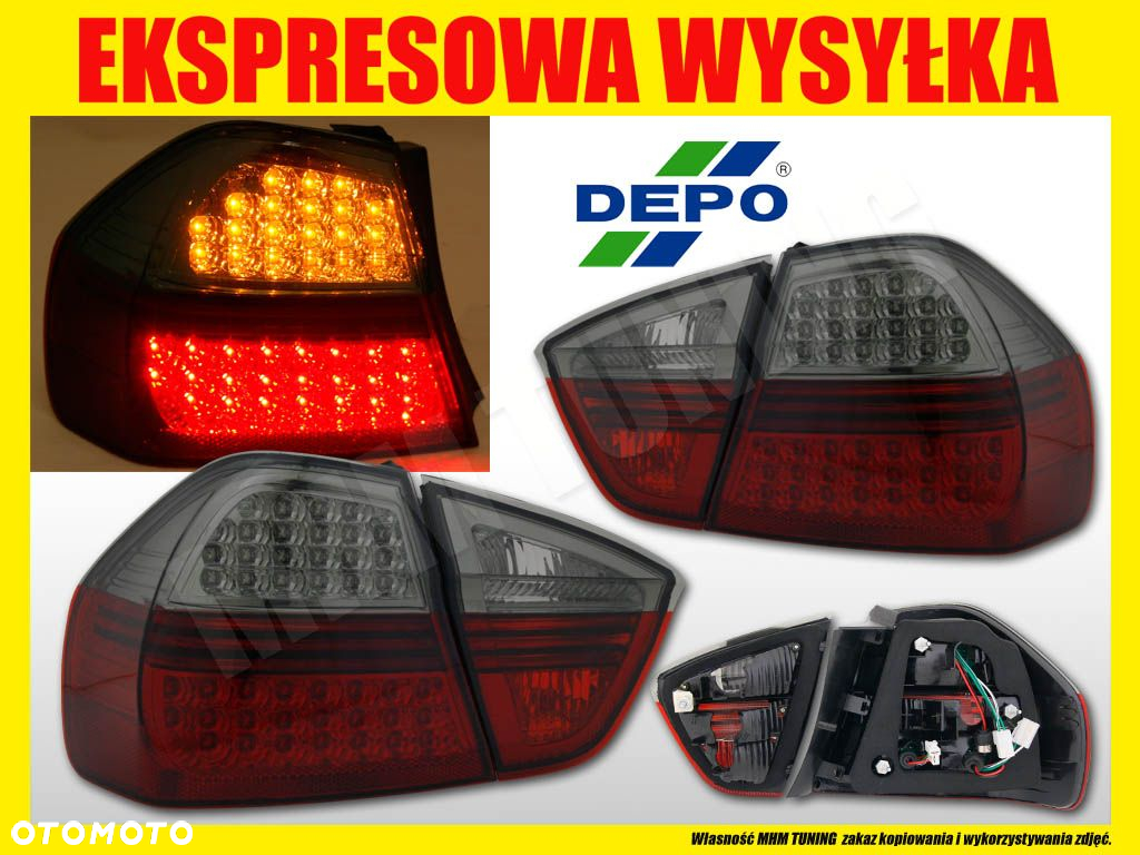 LAMPA TYL LED DIODY BMW 3 E90 04- SED SHADOW LINE - 2