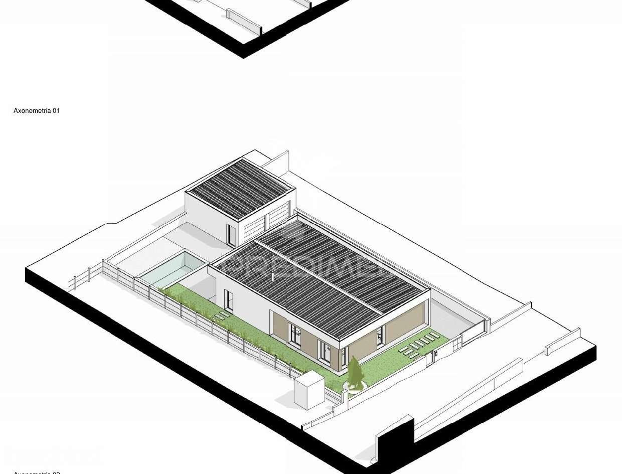 Lote de Terreno com 540 m² com Projeto T3, Piscina e Garagem – Mont... - Grande imagem: 5/5