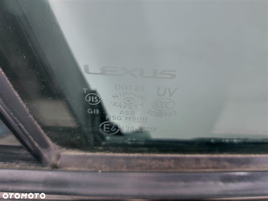 Drzwi przednie PRAWE przód SZYBA Lexus  IS II 2005-2012R  LIFT LAK:1G0 UK - 8