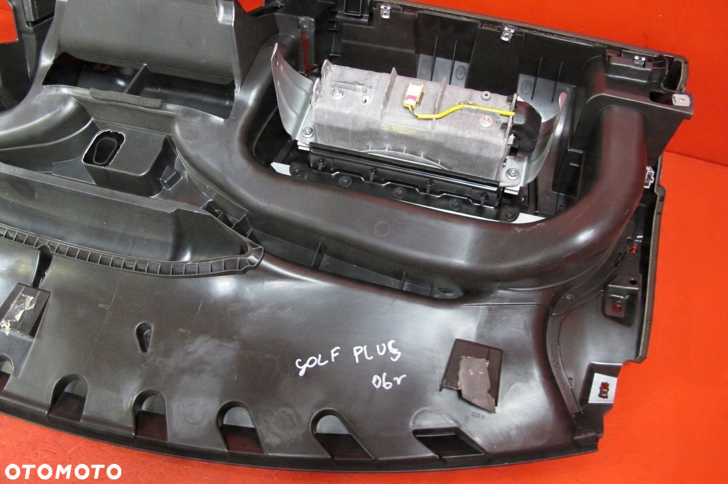 VW GOLF PLUS  PODUSZKI DESKA KONSOLA AIRBAG PASY SENSOR KPL - 6