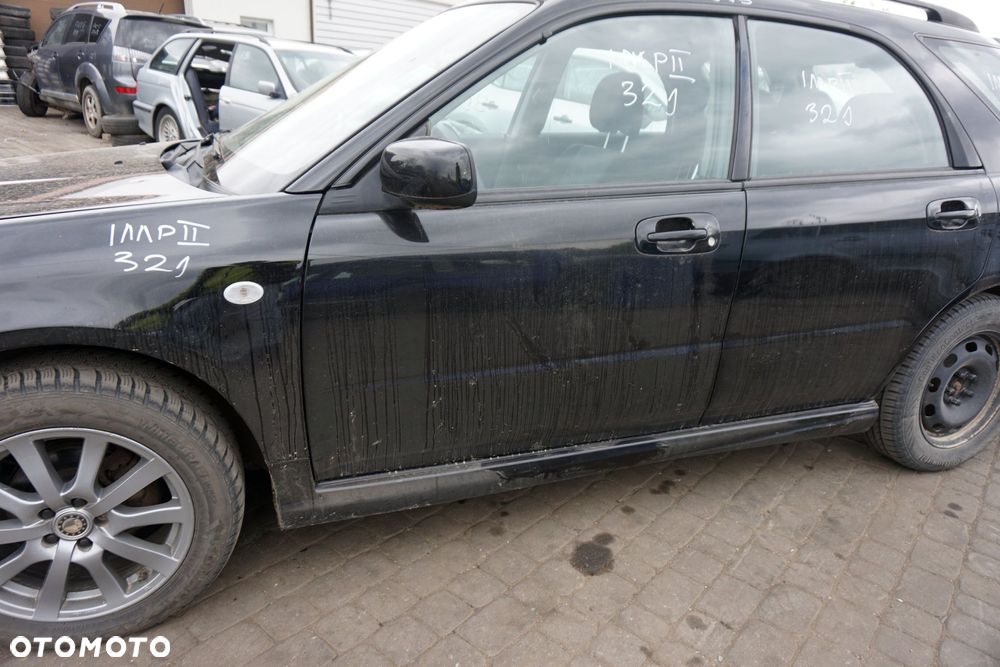 DRZWI PRZEDNIE LEWE IMPREZA II GD LIFT KOMBI 32J  CZARNY SUBARU 2006-2007 - 4