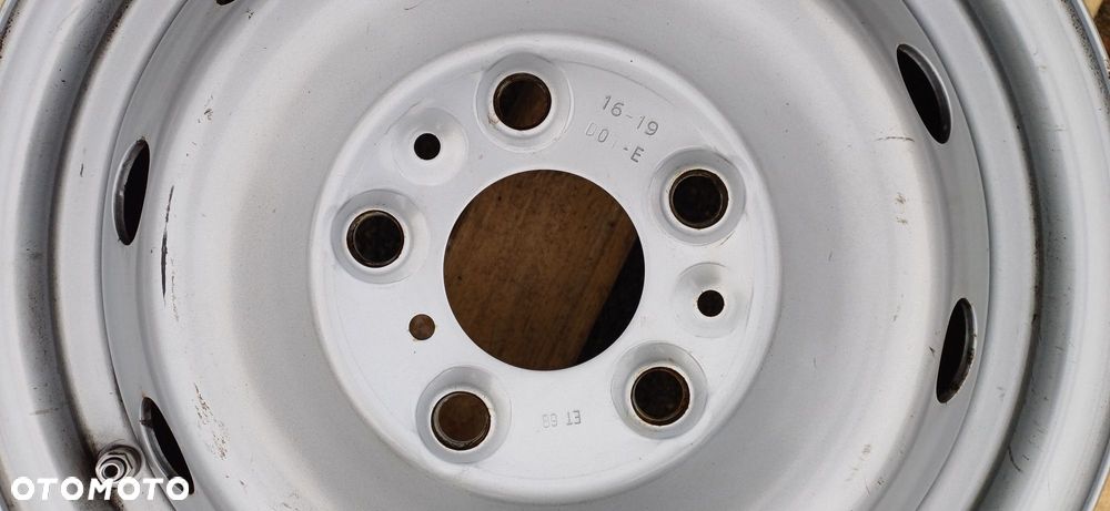 Felga stalowa 1 sztuka 6x16 cali , rozstaw śrub 5x130 , ET 68. - 2
