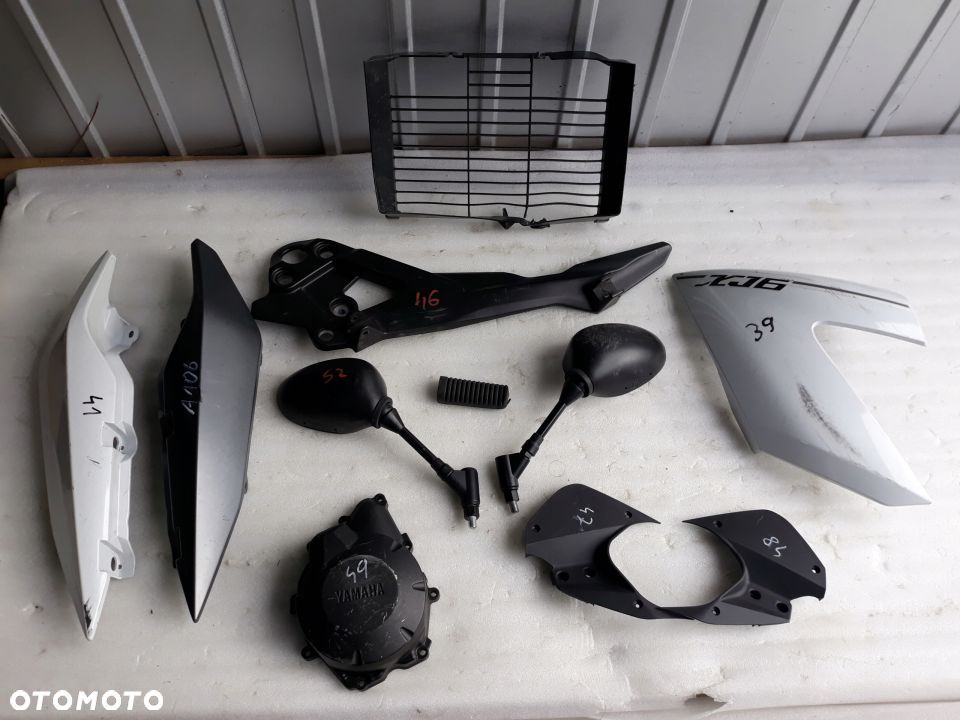 YAMAHA XJ 6 XJ6 SET OWIEWKA OGON LUSTERKO CZĘSCI - 1