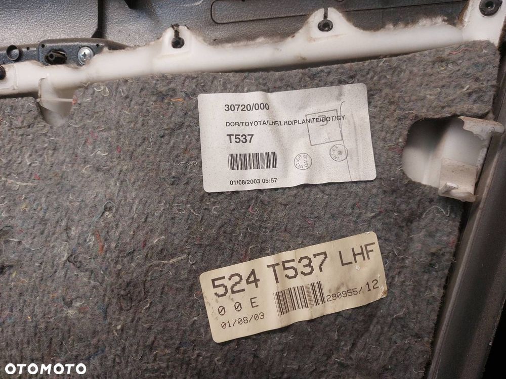 BOCZKI DRZWI KOMPLET TOYOTA AVENSIS T25 HATCHBACK - 6