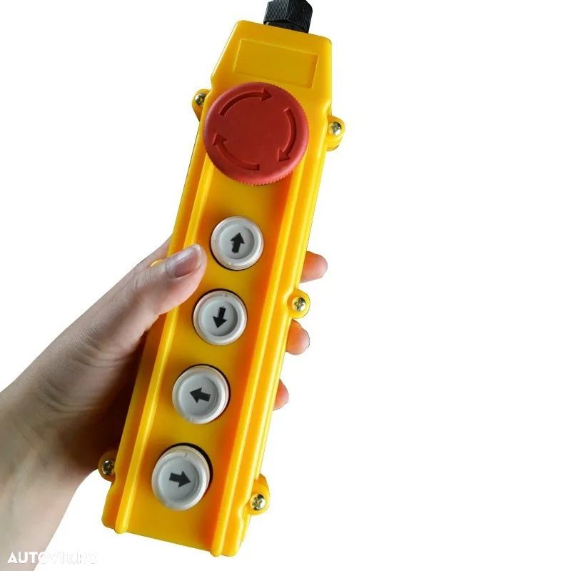 Macara,palan,,electropalan ,18 m cablu, la 230V,telecomanda fara fir - 3