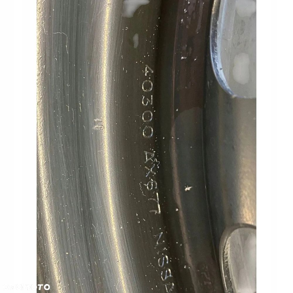 KOŁO DOJAZDOWE NISSAN MICRA K12 115/70 R14 4X100 40300AX677 - 9