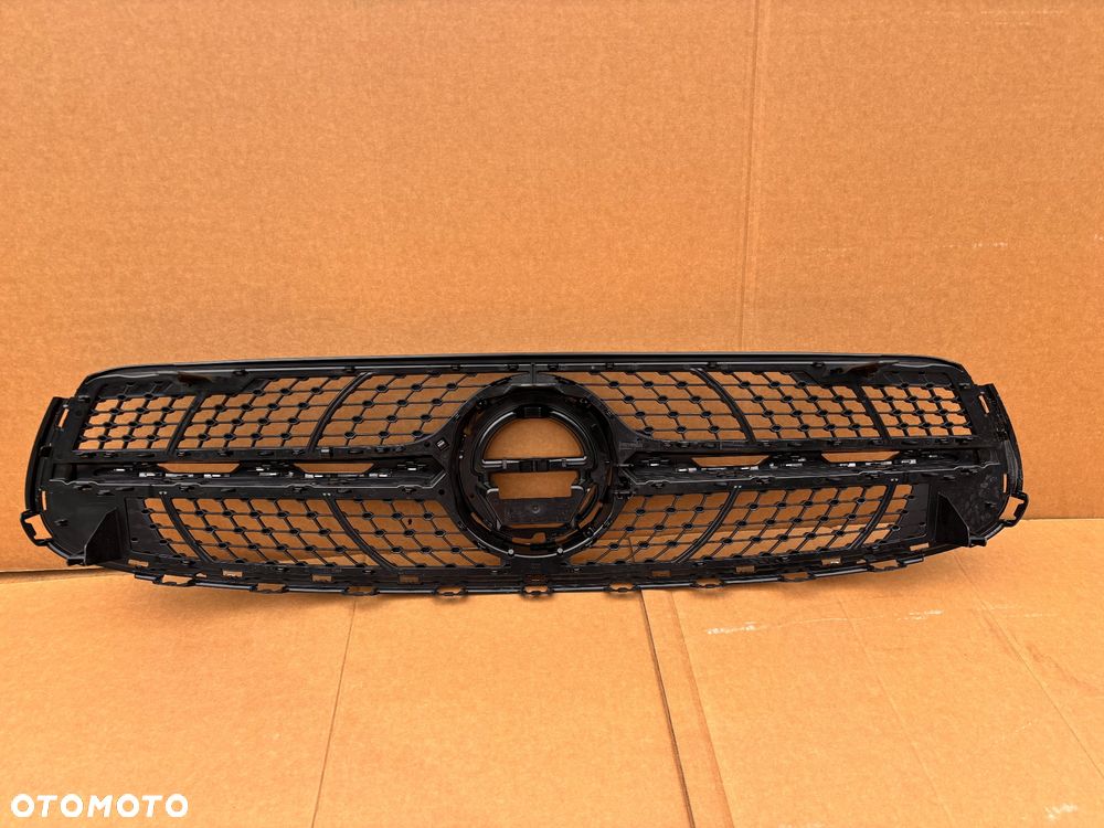 Mercedes Glc W253 Lift Amg Oryginalny Grill Zderzaka Przedniego Diamont Night Czarny Srebrny Oryginalny A2538886600 A2538809504 Jak Nowy Diamond A2058175101 - 8