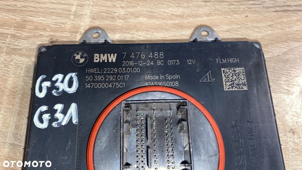 BMW 5 G30 G31 MODUŁ PRZETWORNICA LAMPY LED 7476488 - 3