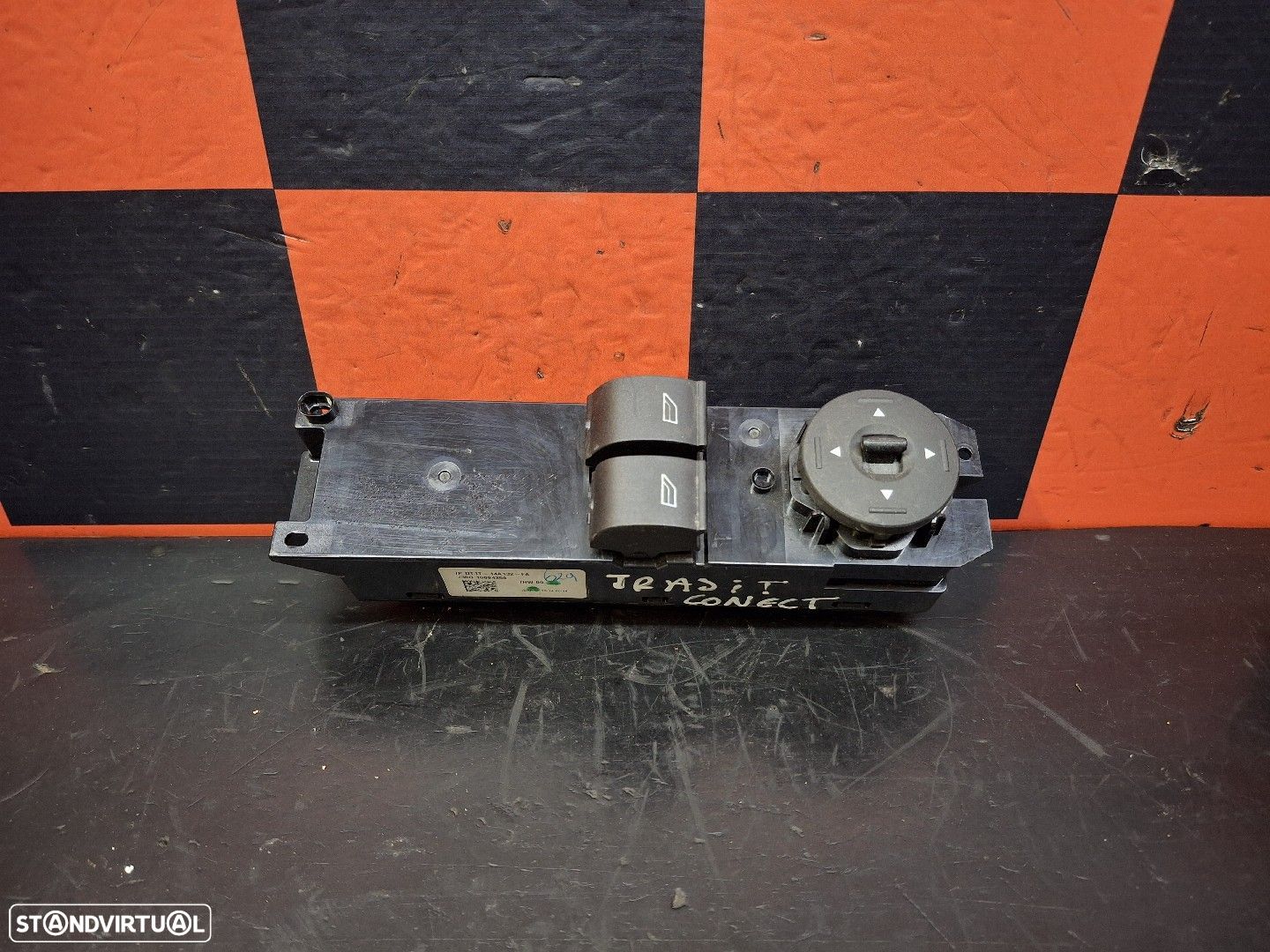 Interruptor De Vidros Frente Esquerdo Ford Transit Connect V408 Caixa - 1