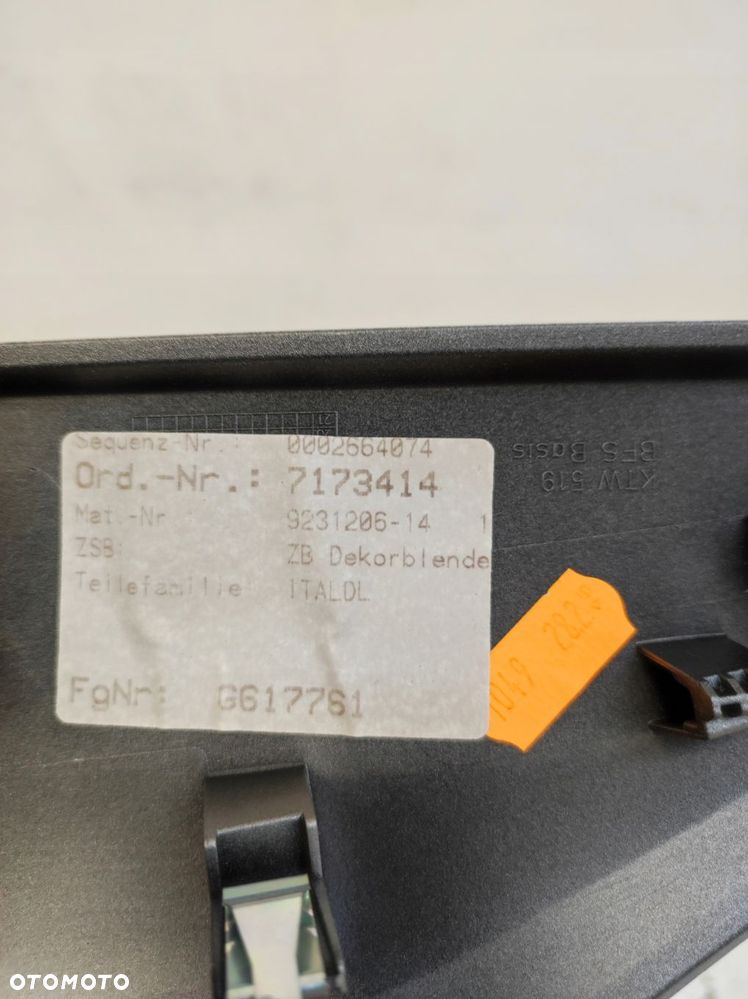 listwa ozdobna dekor kratka nawiew deski konsoli eu bmw iii 3 gt f34 - 13