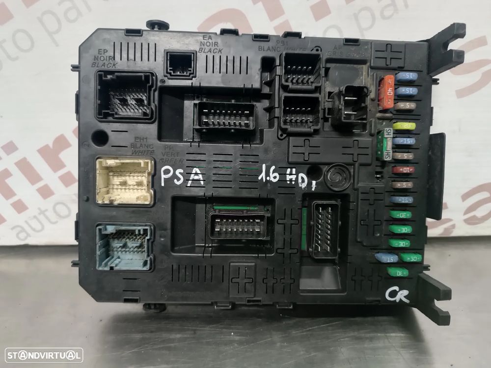 CAIXA DE FUSIVEIS / BSI CITROEN C4 / PEUGEOT 307 REF. 9661940080 - 1