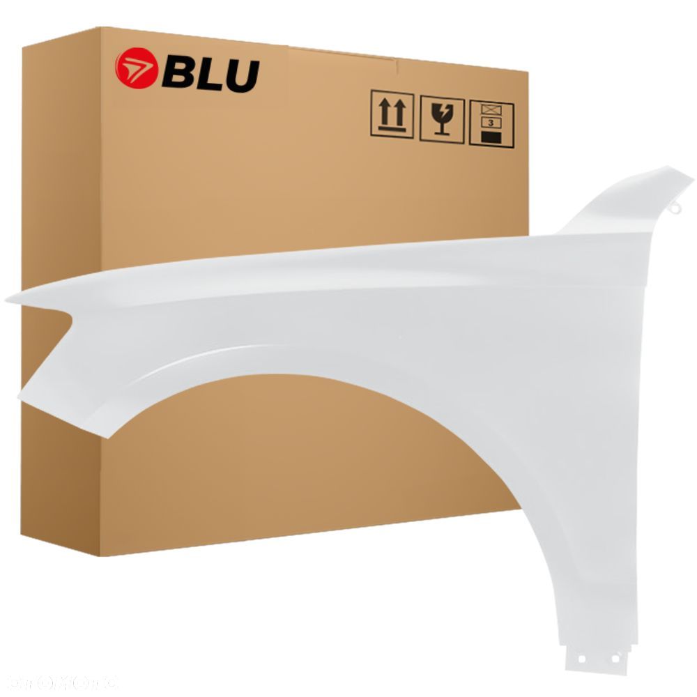 BLU Błotnik AUDI Q5 8R LY9C lewy biały 08-16 przód IbisWeiss - 1