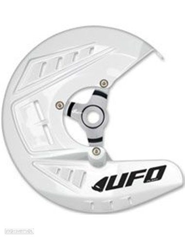 protetor disco dianteiro ufo branco yamaha yz 250 / 450 - 1