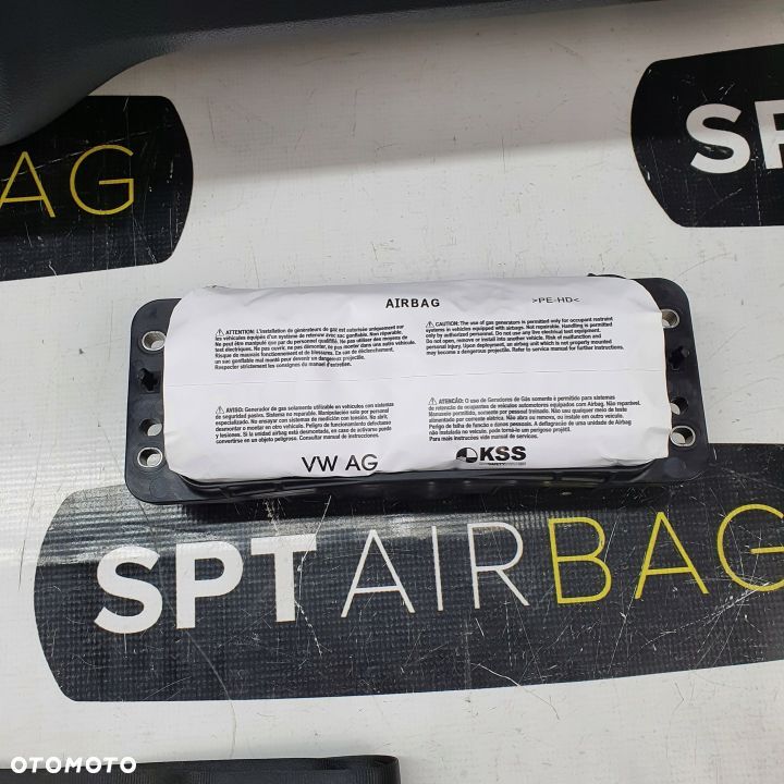 VW UP! UP DESKA ROZDZIELCZA KONSOLA KOKPIT PULPIT PODUSZKI AIRBAG AIR BAG PASY KIT SET - 7