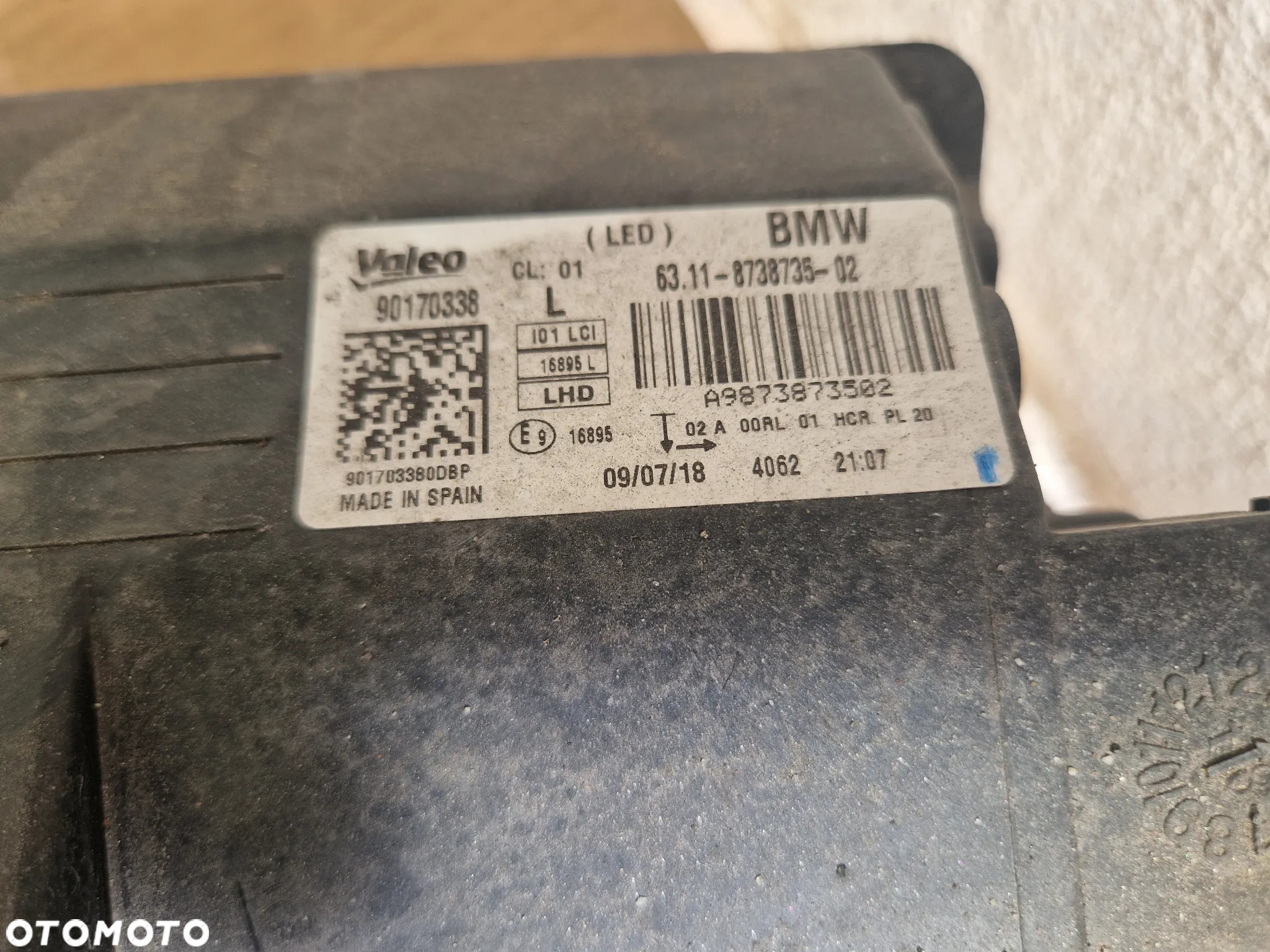 BMW i3 Lampa Przednia Lewa Led - 4